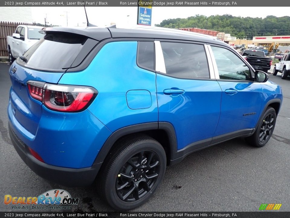 2023 Jeep Compass Altitude 4x4 Laser Blue Pearl / Black Photo #6