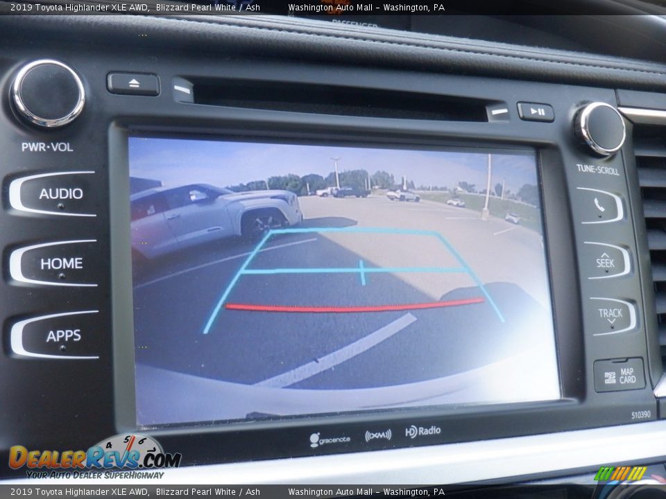 2019 Toyota Highlander XLE AWD Blizzard Pearl White / Ash Photo #6