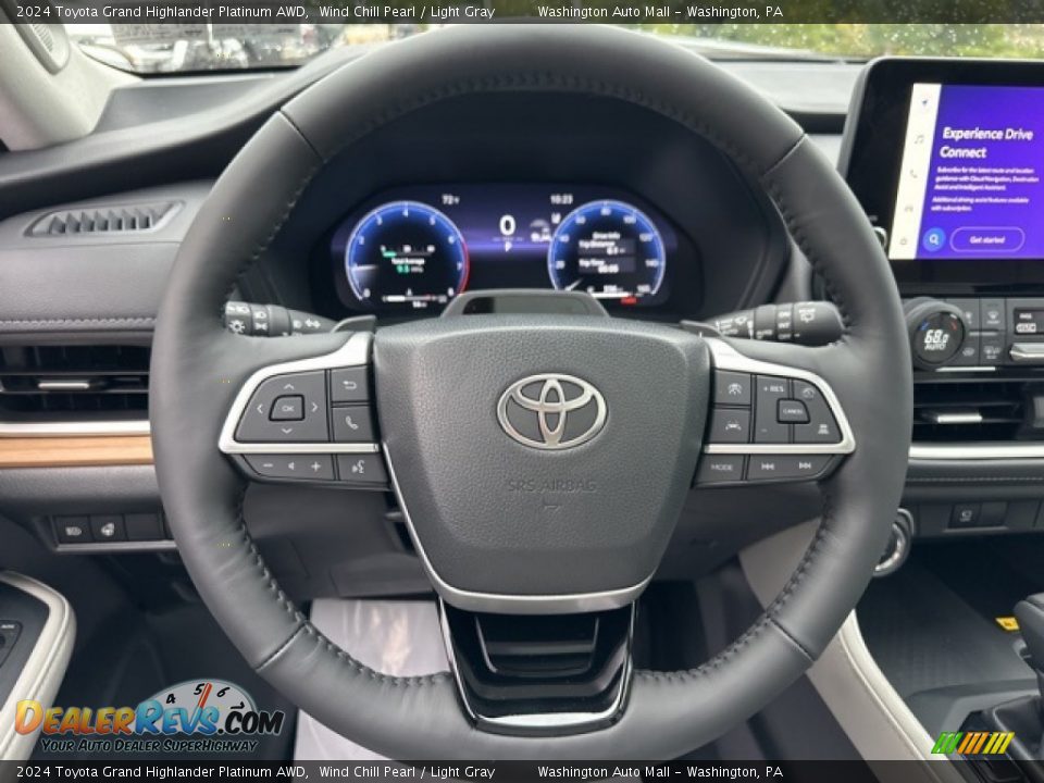 2024 Toyota Grand Highlander Platinum AWD Steering Wheel Photo #10