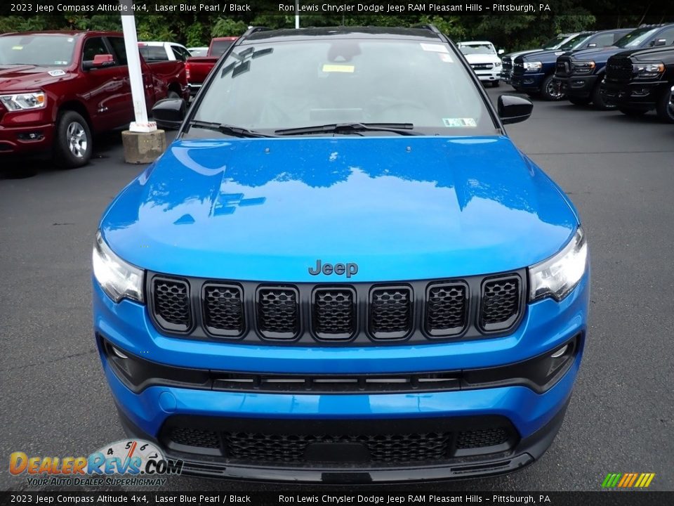 2023 Jeep Compass Altitude 4x4 Laser Blue Pearl / Black Photo #9