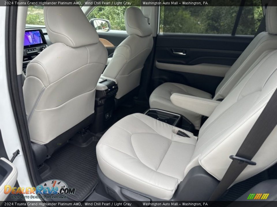 Rear Seat of 2024 Toyota Grand Highlander Platinum AWD Photo #19