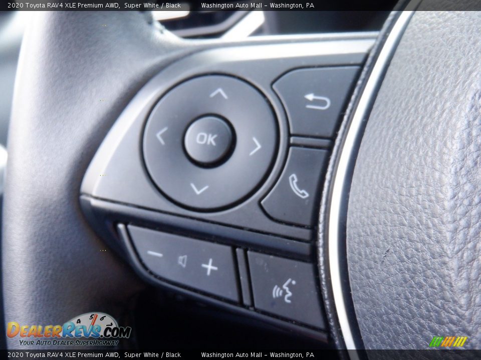 2020 Toyota RAV4 XLE Premium AWD Steering Wheel Photo #10