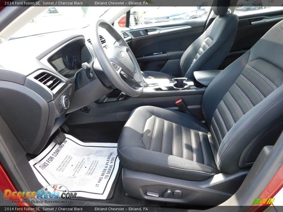 2014 Ford Fusion SE Sunset / Charcoal Black Photo #20