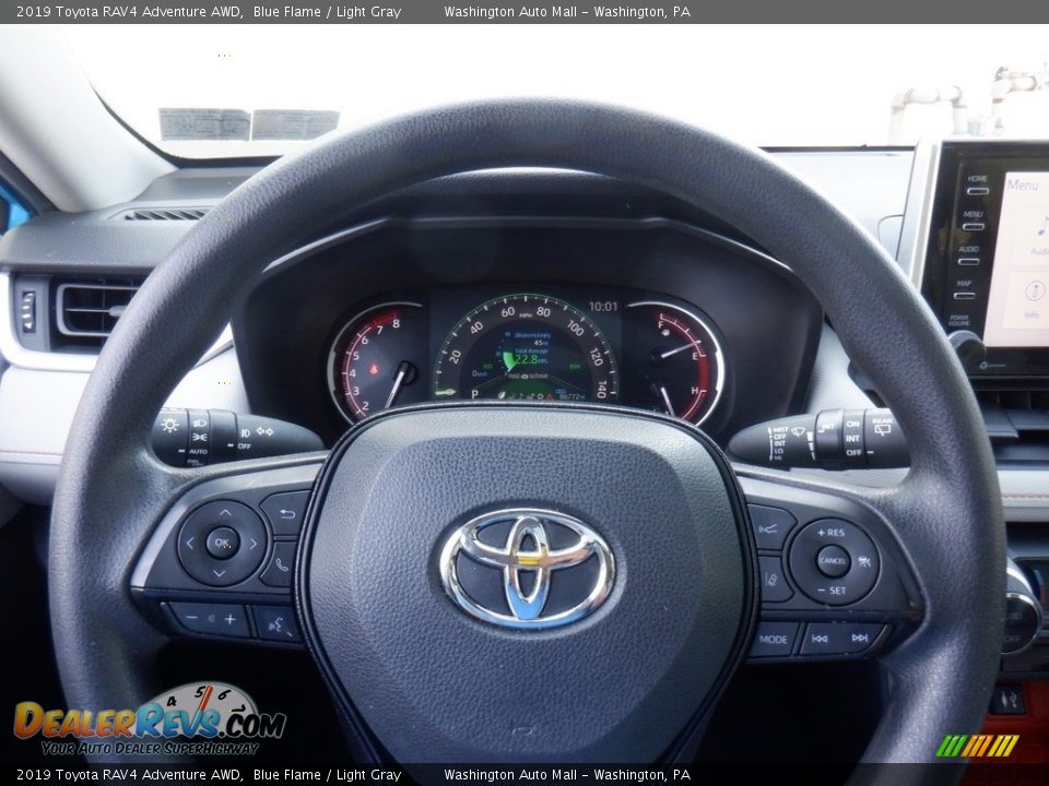 2019 Toyota RAV4 Adventure AWD Blue Flame / Light Gray Photo #26