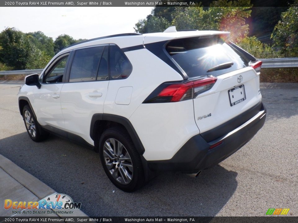 2020 Toyota RAV4 XLE Premium AWD Super White / Black Photo #19