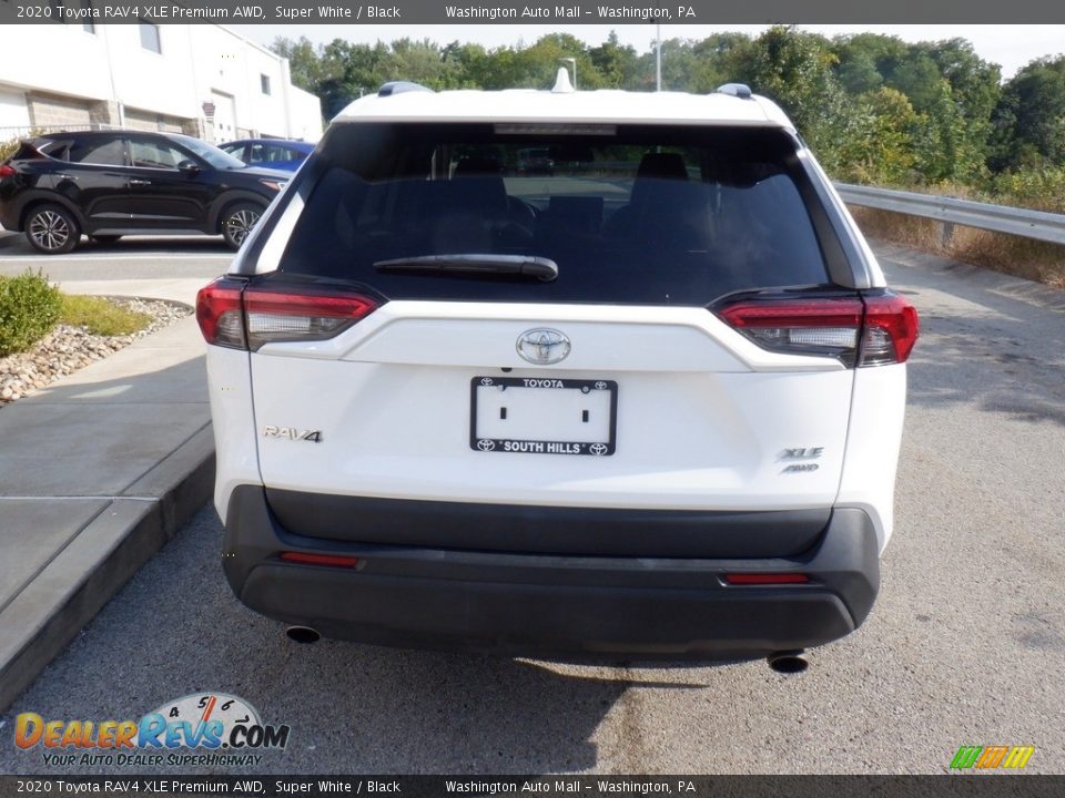 2020 Toyota RAV4 XLE Premium AWD Super White / Black Photo #20