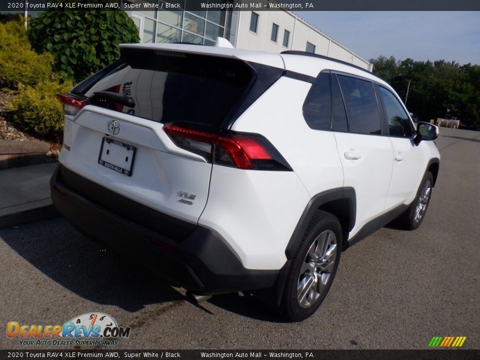 2020 Toyota RAV4 XLE Premium AWD Super White / Black Photo #21