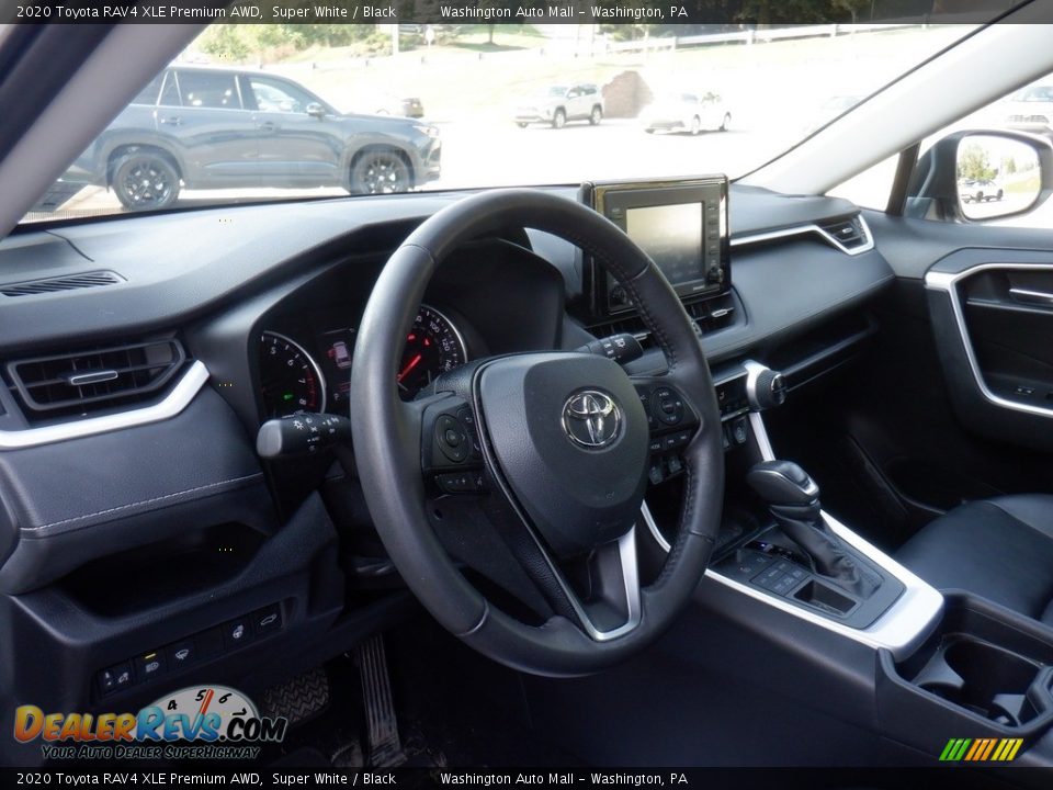 2020 Toyota RAV4 XLE Premium AWD Super White / Black Photo #25