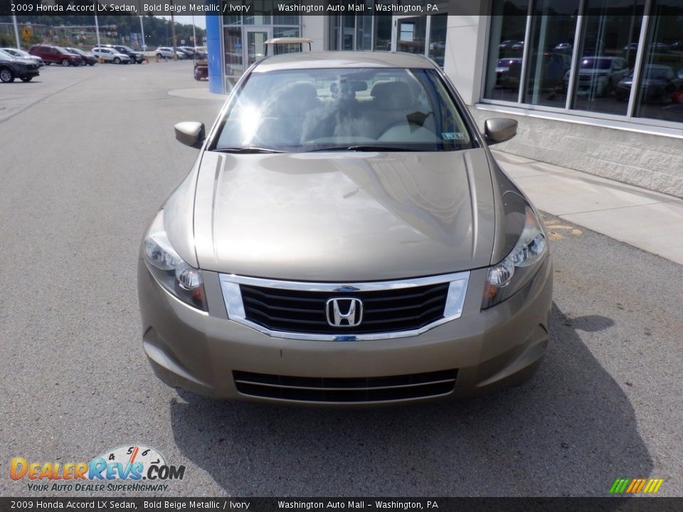 2009 Honda Accord LX Sedan Bold Beige Metallic / Ivory Photo #4