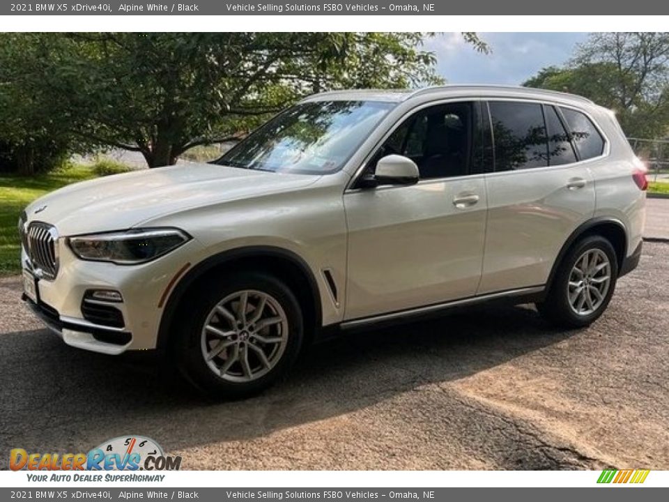 2021 BMW X5 xDrive40i Alpine White / Black Photo #2