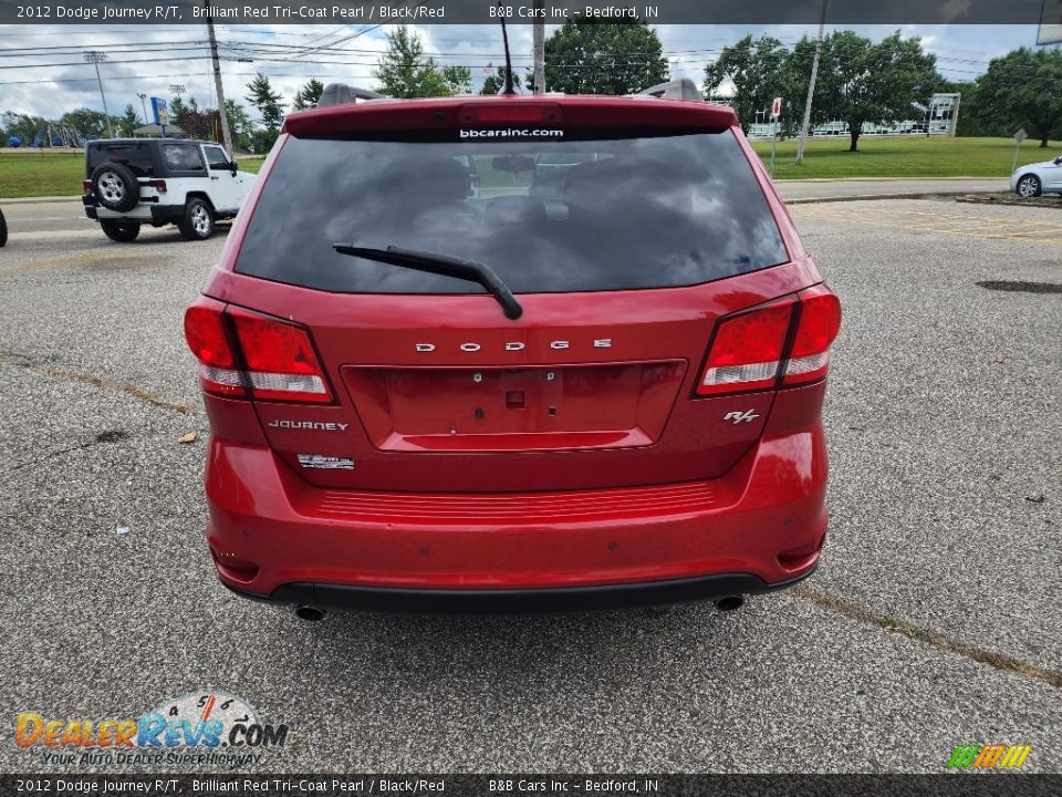 Brilliant Red Tri-Coat Pearl 2012 Dodge Journey R/T Photo #7