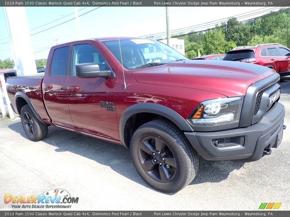 Front 3/4 View of 2019 Ram 1500 Classic Warlock Quad Cab 4x4 Photo #8