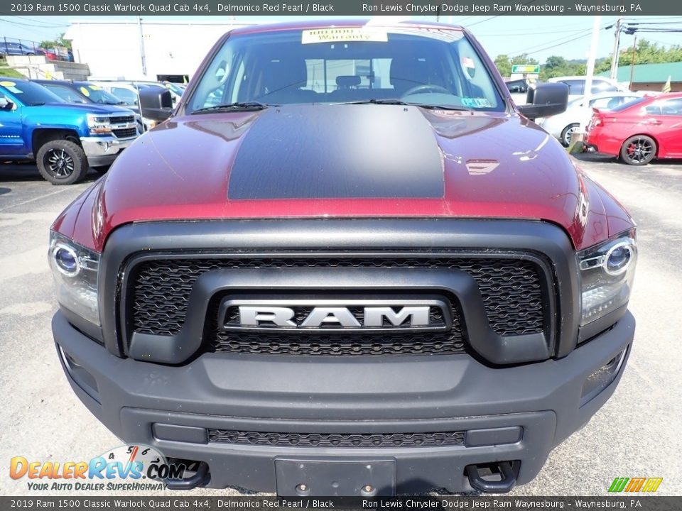 2019 Ram 1500 Classic Warlock Quad Cab 4x4 Delmonico Red Pearl / Black Photo #9