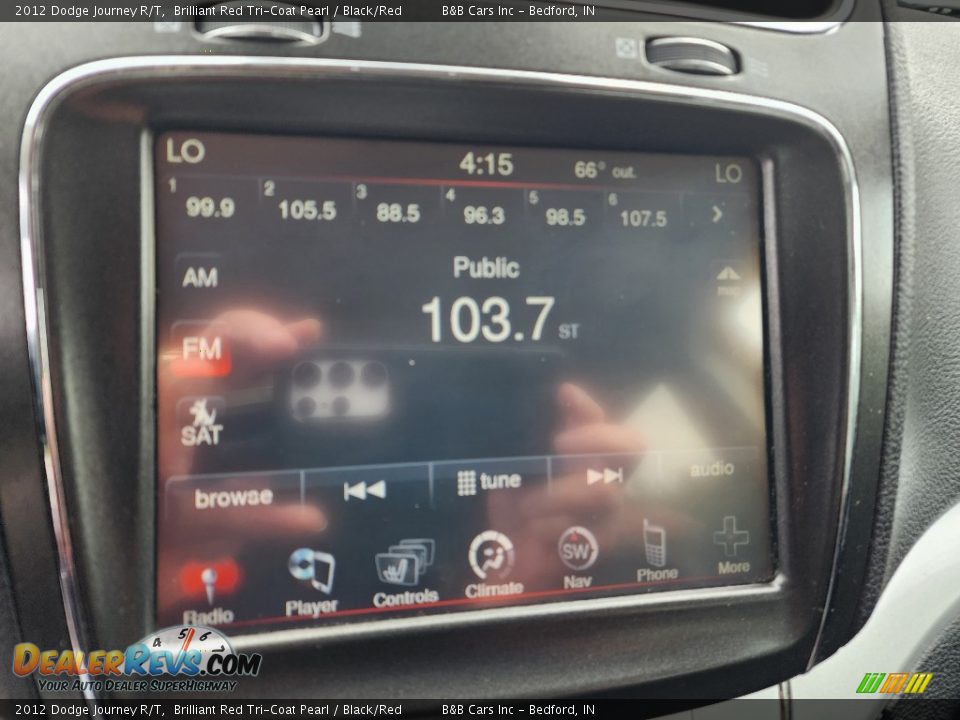 Audio System of 2012 Dodge Journey R/T Photo #11