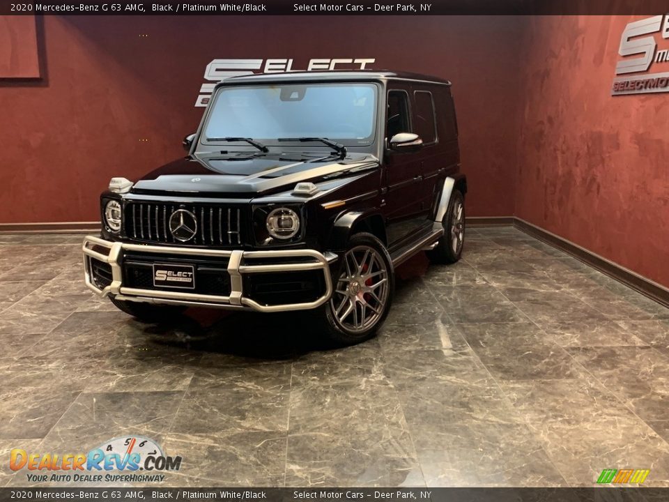 2020 Mercedes-Benz G 63 AMG Black / Platinum White/Black Photo #1