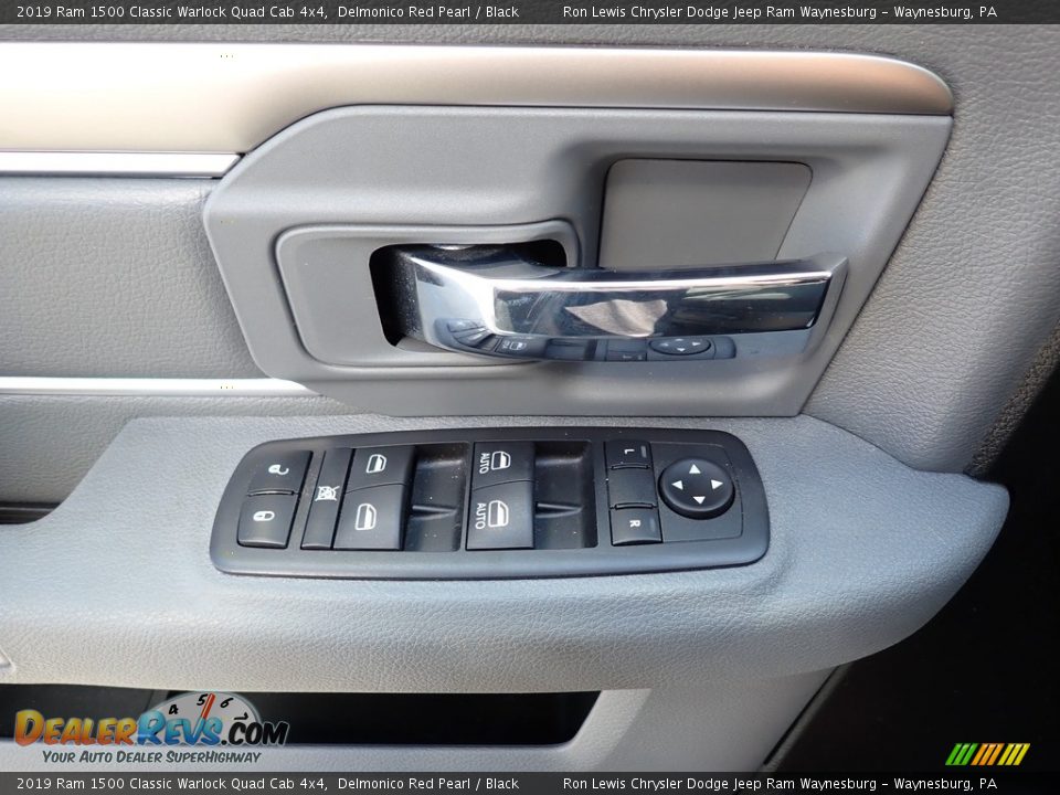 Door Panel of 2019 Ram 1500 Classic Warlock Quad Cab 4x4 Photo #14