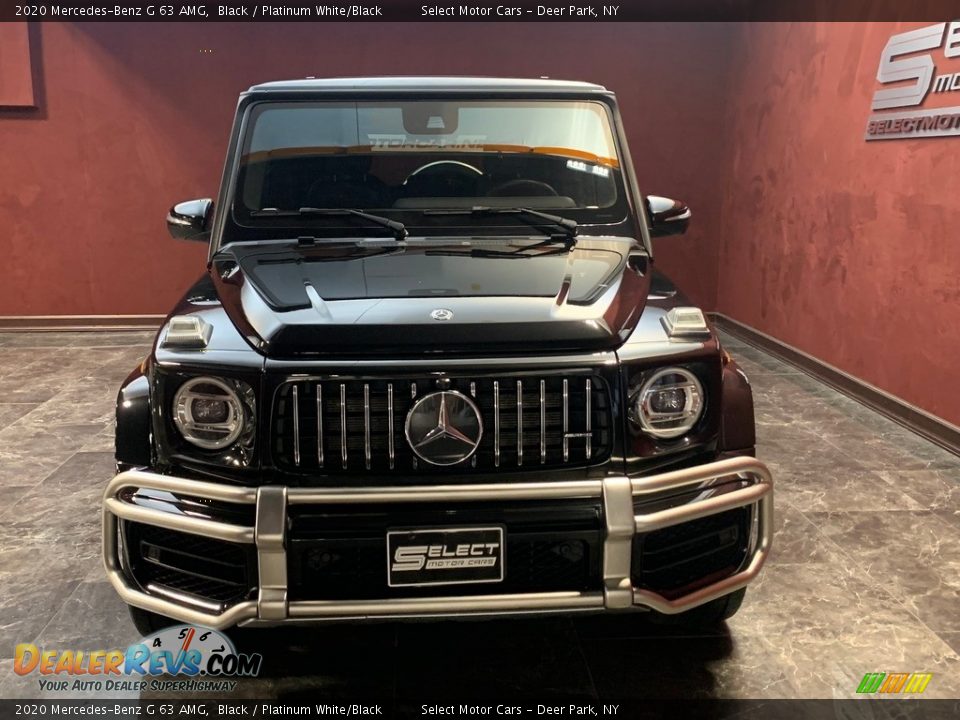 2020 Mercedes-Benz G 63 AMG Black / Platinum White/Black Photo #2