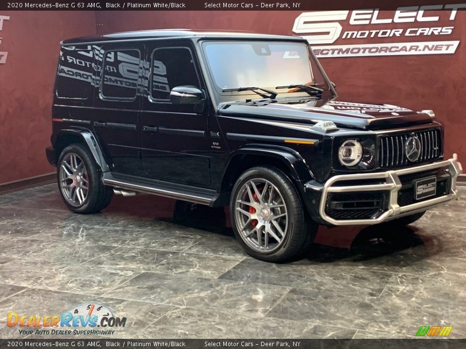 2020 Mercedes-Benz G 63 AMG Black / Platinum White/Black Photo #3