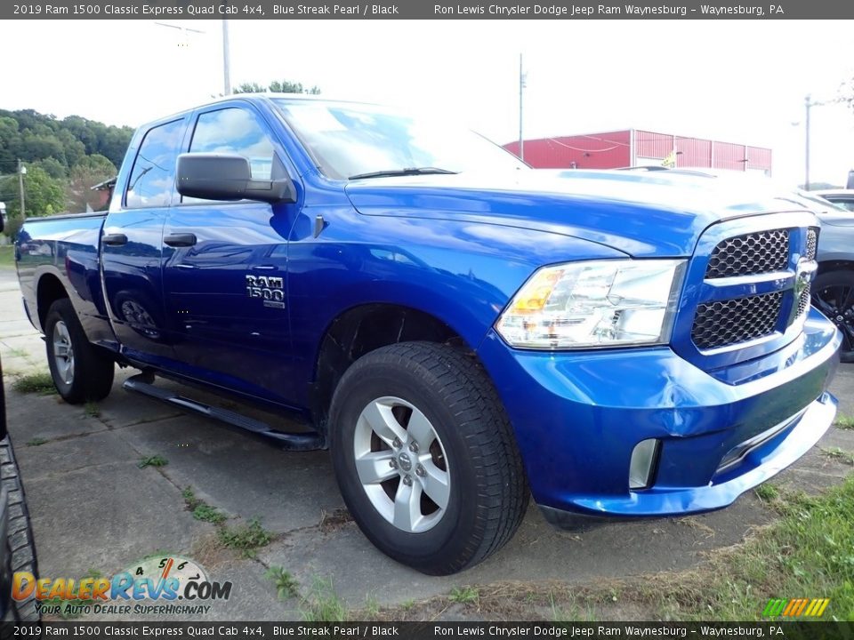 Blue Streak Pearl 2019 Ram 1500 Classic Express Quad Cab 4x4 Photo #4