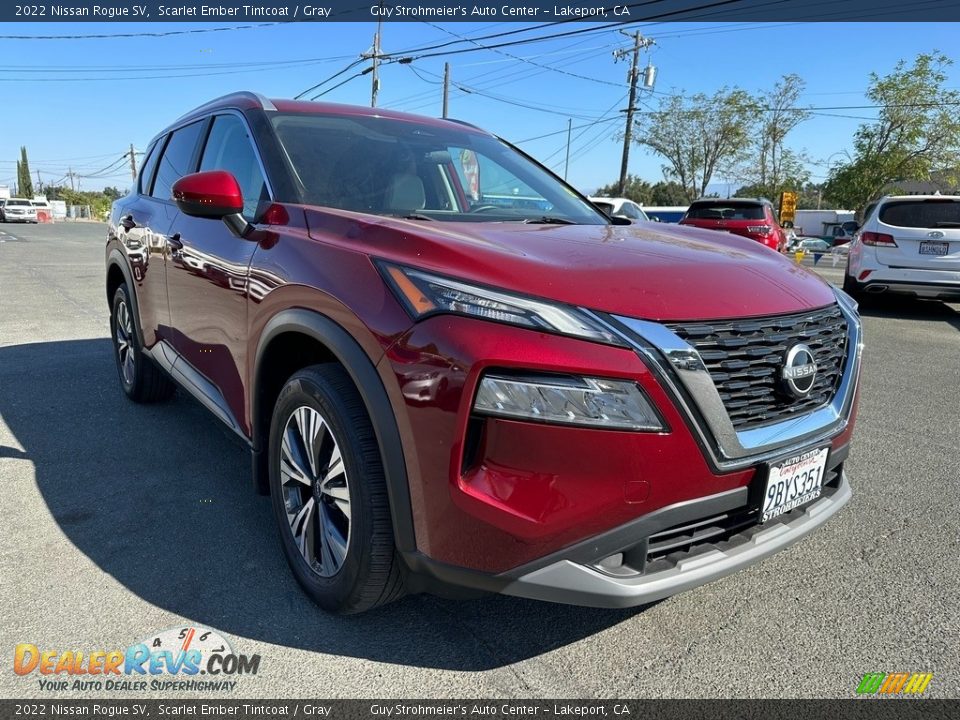 2022 Nissan Rogue SV Scarlet Ember Tintcoat / Gray Photo #1