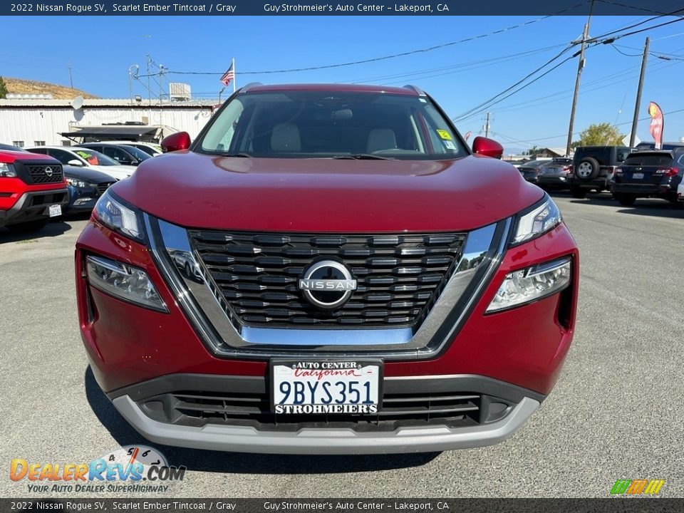 2022 Nissan Rogue SV Scarlet Ember Tintcoat / Gray Photo #2