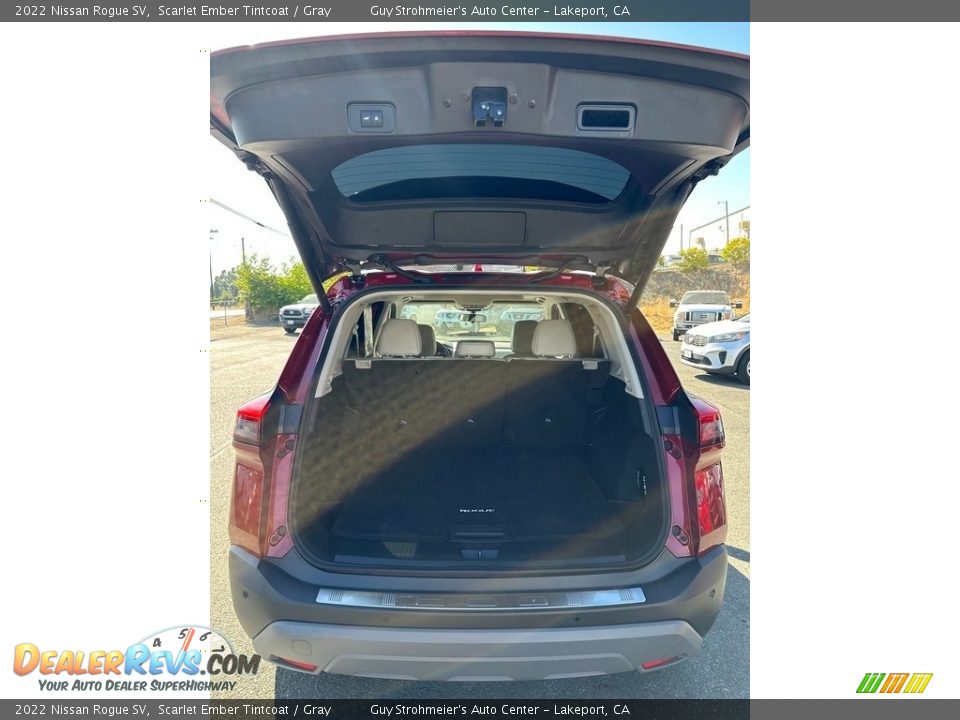 2022 Nissan Rogue SV Scarlet Ember Tintcoat / Gray Photo #7