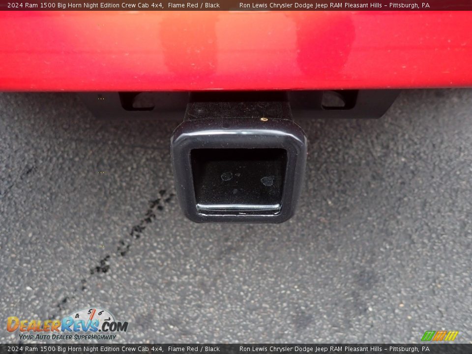 2024 Ram 1500 Big Horn Night Edition Crew Cab 4x4 Flame Red / Black Photo #5