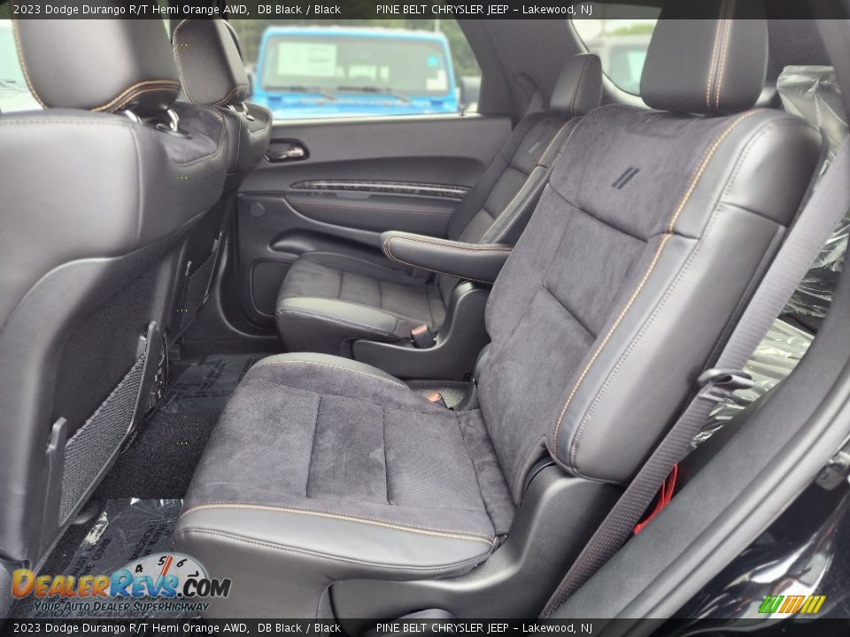 Rear Seat of 2023 Dodge Durango R/T Hemi Orange AWD Photo #7