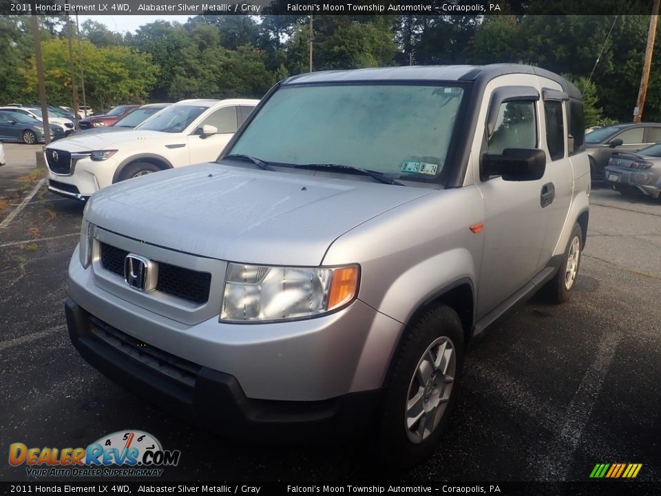 2011 Honda Element LX 4WD Alabaster Silver Metallic / Gray Photo #1