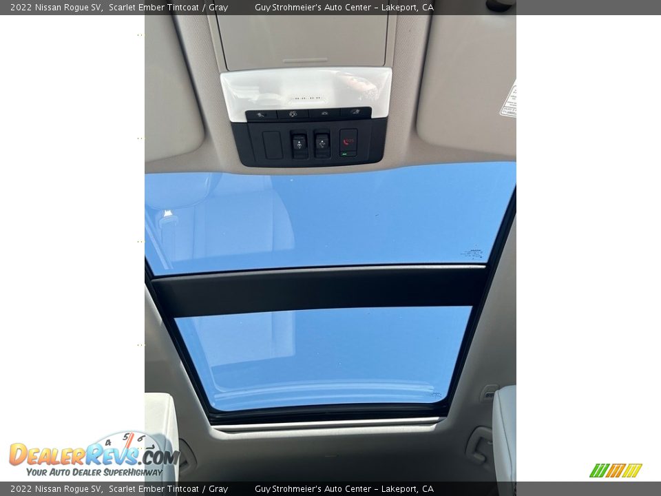 2022 Nissan Rogue SV Scarlet Ember Tintcoat / Gray Photo #12
