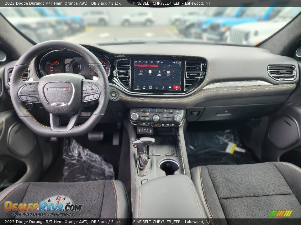 Dashboard of 2023 Dodge Durango R/T Hemi Orange AWD Photo #9