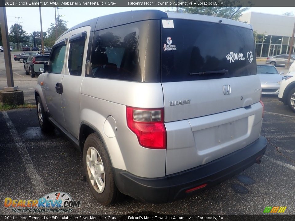 2011 Honda Element LX 4WD Alabaster Silver Metallic / Gray Photo #2