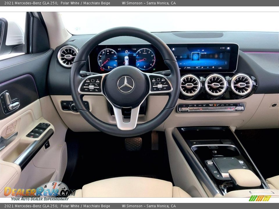 2021 Mercedes-Benz GLA 250 Polar White / Macchiato Beige Photo #4