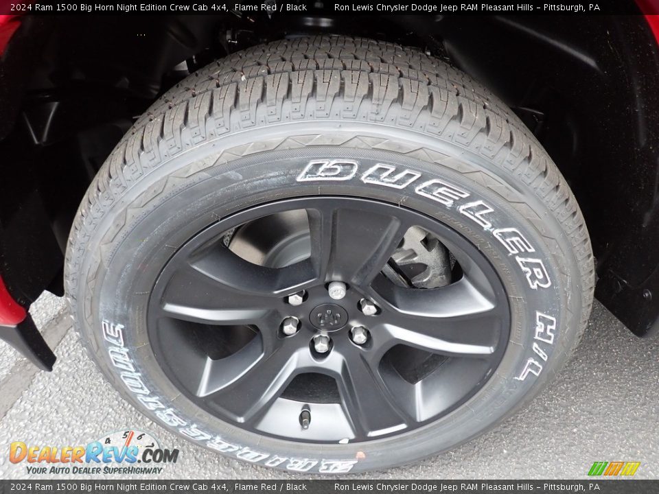 2024 Ram 1500 Big Horn Night Edition Crew Cab 4x4 Wheel Photo #11