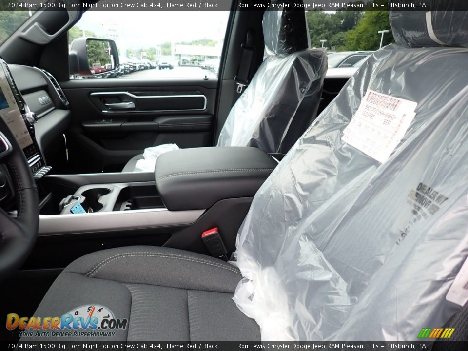 2024 Ram 1500 Big Horn Night Edition Crew Cab 4x4 Flame Red / Black Photo #12
