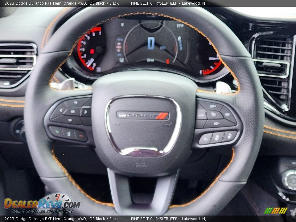 2023 Dodge Durango R/T Hemi Orange AWD Steering Wheel Photo #13