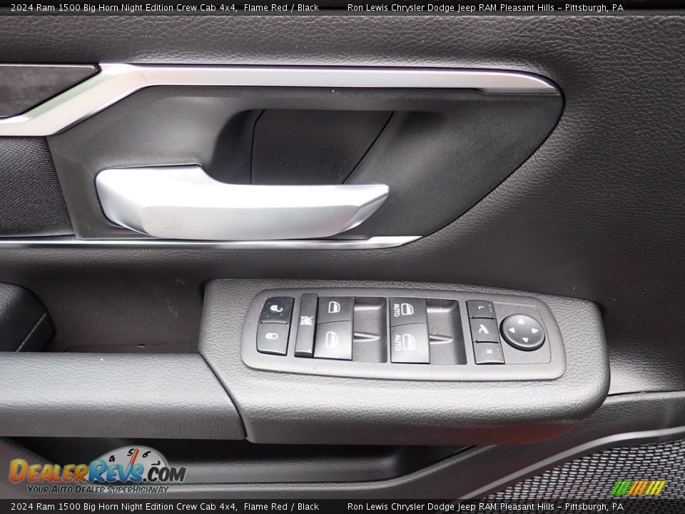 2024 Ram 1500 Big Horn Night Edition Crew Cab 4x4 Flame Red / Black Photo #15