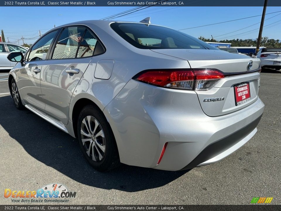 2022 Toyota Corolla LE Classic Silver Metallic / Black Photo #4