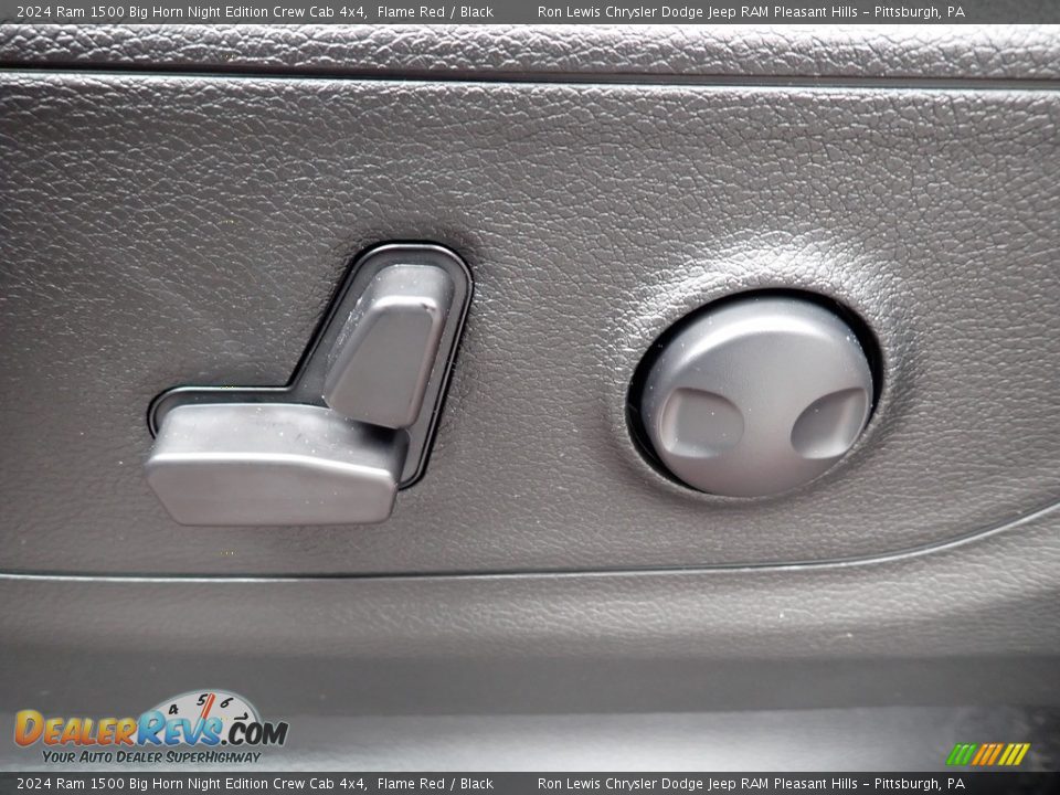 2024 Ram 1500 Big Horn Night Edition Crew Cab 4x4 Flame Red / Black Photo #17