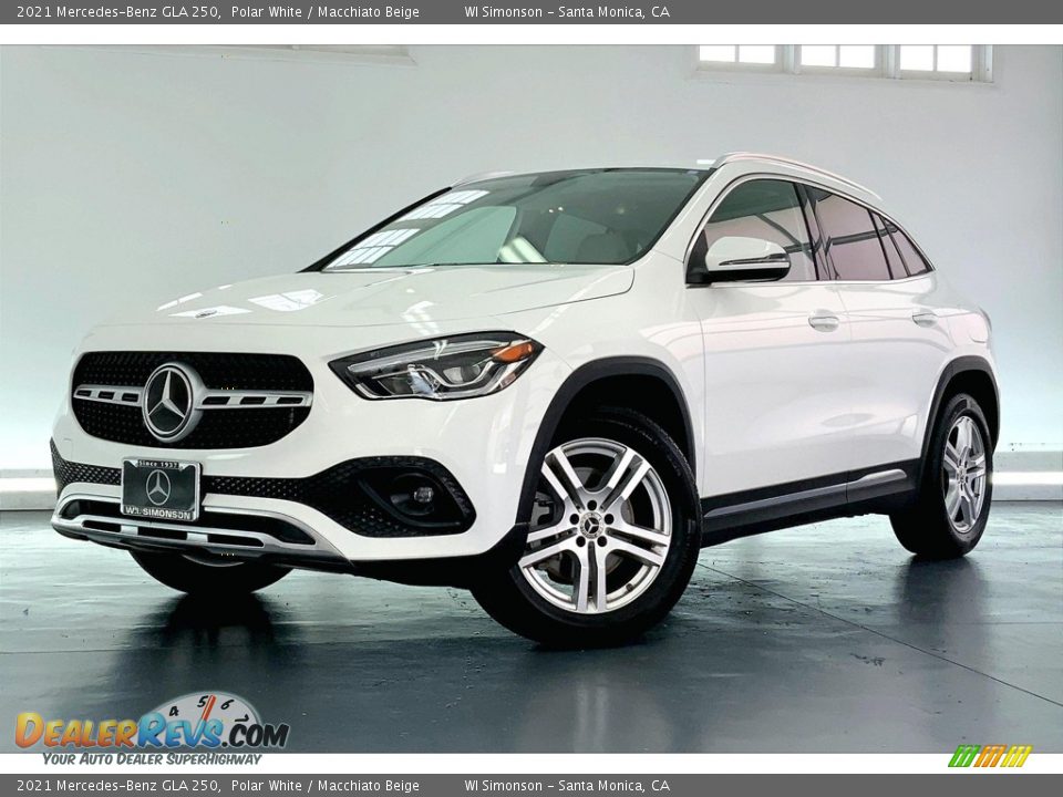 2021 Mercedes-Benz GLA 250 Polar White / Macchiato Beige Photo #12