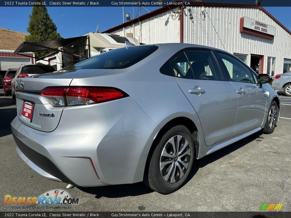 2022 Toyota Corolla LE Classic Silver Metallic / Black Photo #6