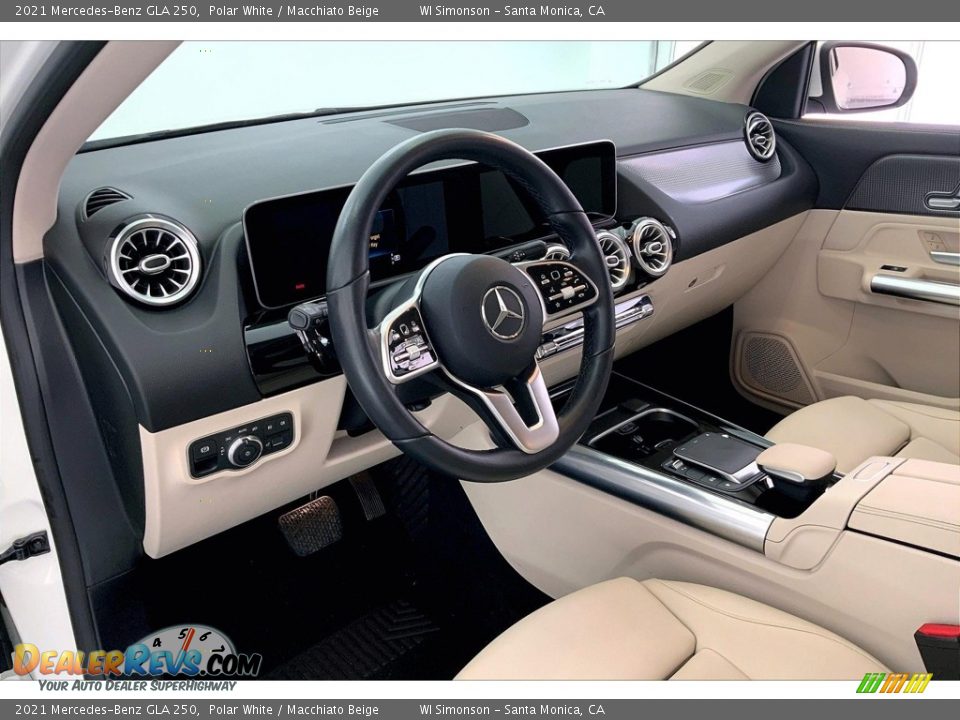 2021 Mercedes-Benz GLA 250 Polar White / Macchiato Beige Photo #14