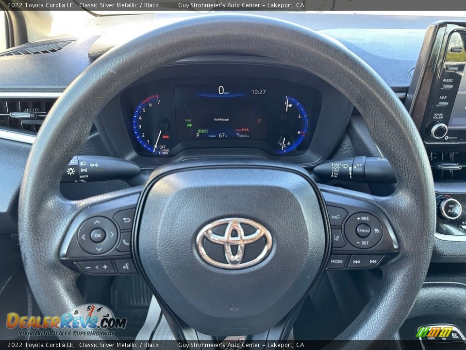 2022 Toyota Corolla LE Steering Wheel Photo #8