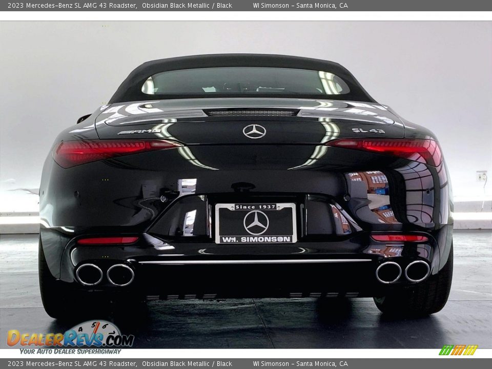 2023 Mercedes-Benz SL AMG 43 Roadster Obsidian Black Metallic / Black Photo #3