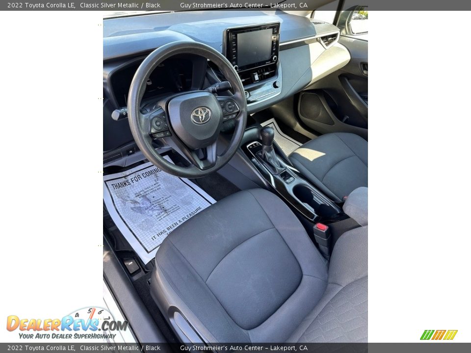 Front Seat of 2022 Toyota Corolla LE Photo #11