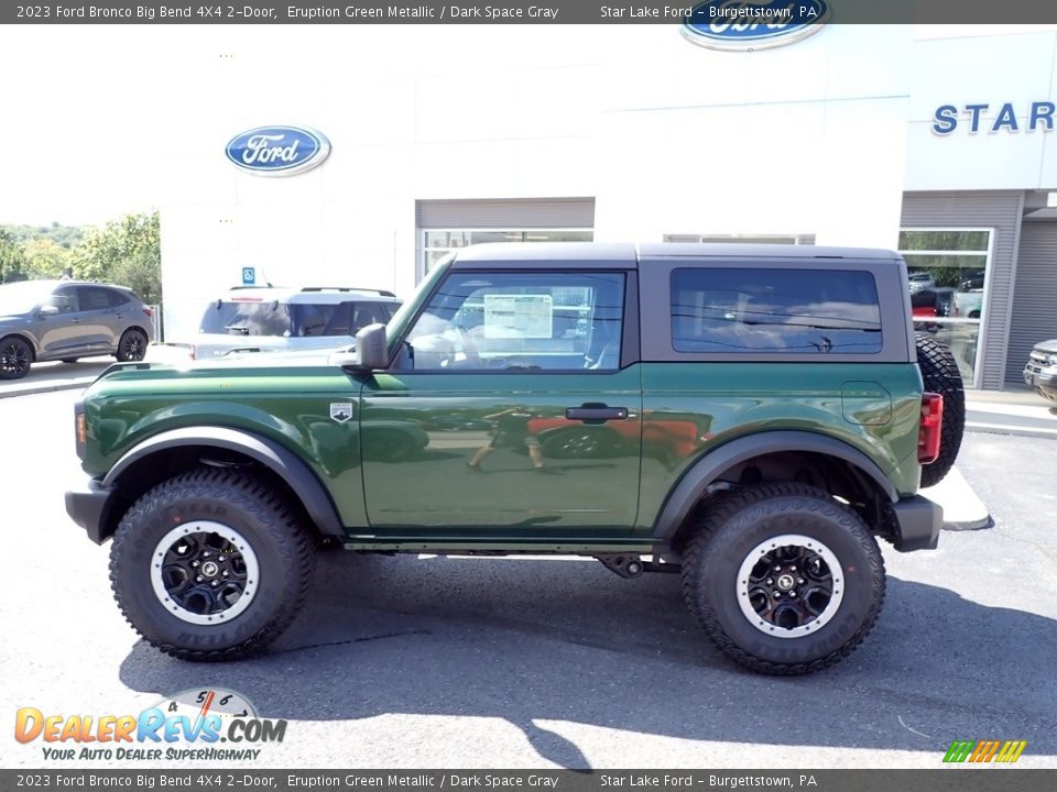 2023 Ford Bronco Big Bend 4X4 2-Door Eruption Green Metallic / Dark Space Gray Photo #2