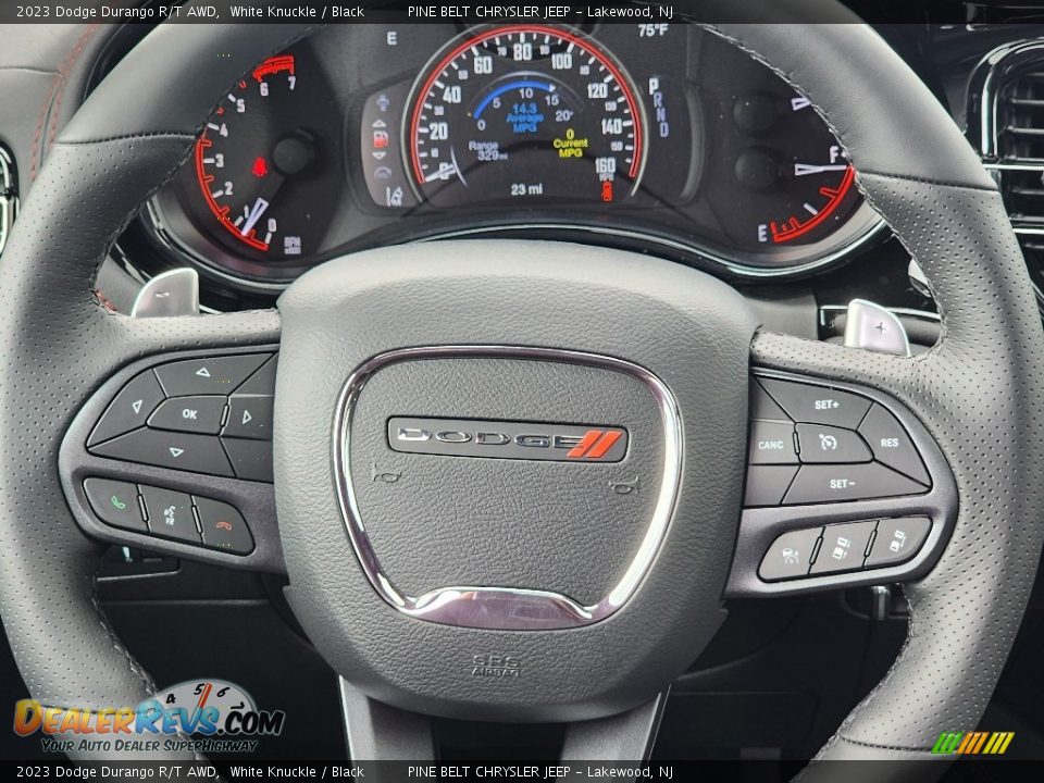2023 Dodge Durango R/T AWD Steering Wheel Photo #14