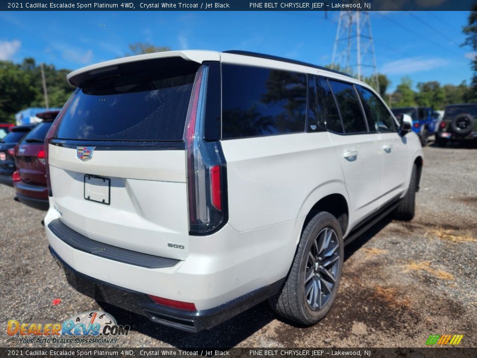 2021 Cadillac Escalade Sport Platinum 4WD Crystal White Tricoat / Jet Black Photo #3