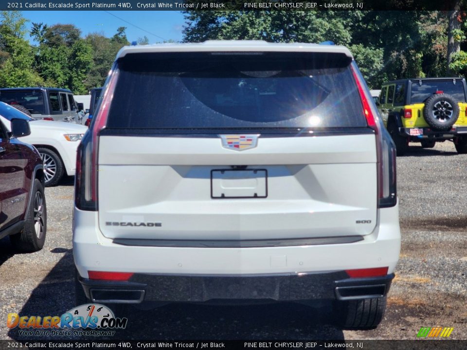 2021 Cadillac Escalade Sport Platinum 4WD Crystal White Tricoat / Jet Black Photo #4