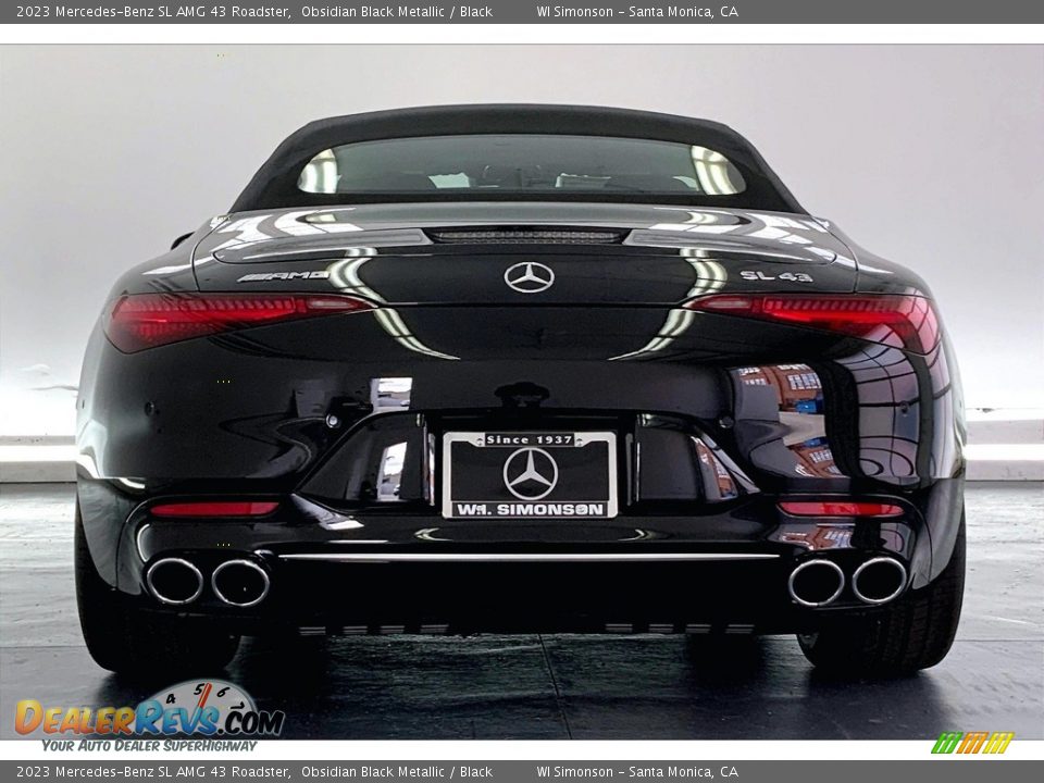 2023 Mercedes-Benz SL AMG 43 Roadster Obsidian Black Metallic / Black Photo #3